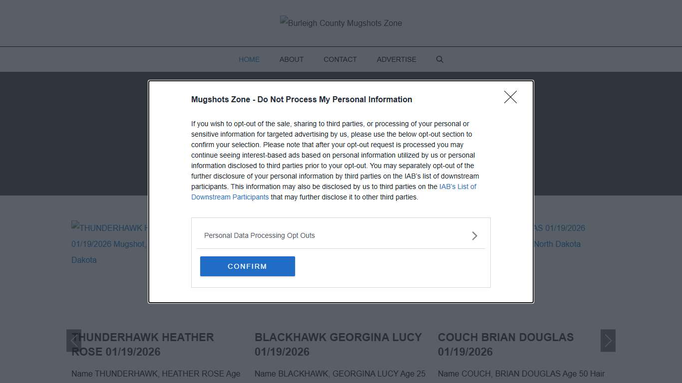 Burleigh County Mugshots Zone