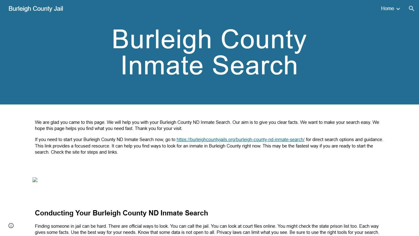Burleigh County Jail - Burleigh County Inmate Search